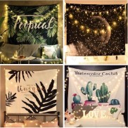 Tranh vải treo tường decor phòng có sẵn (120x150cm, tặng móc treo)